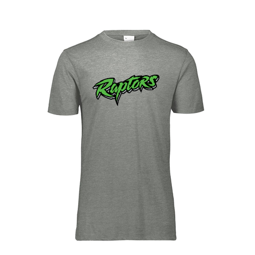 [FTSCUBGY-AS-LOGO2] Decker Men's Tri-Blend T-Shirt - Short Sleeve (Adult S, Gray, Logo 2)