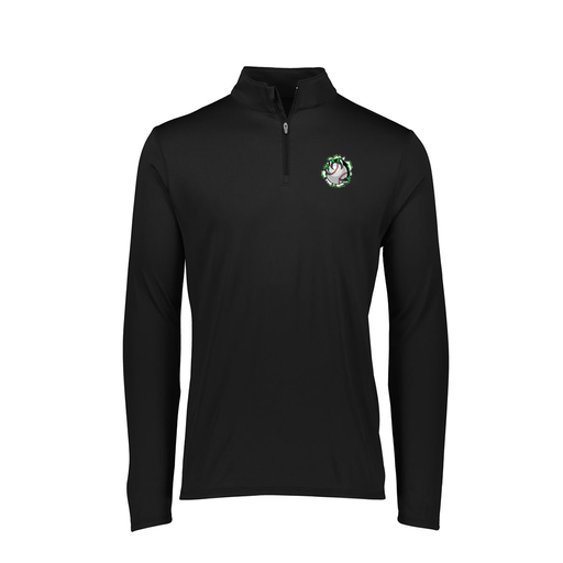 [FTLQFLBK-FAXS-LOGO3] Ladies Flex-Lite 1/4 Zip Shirt (Female Adult XS, Black, Logo 3)