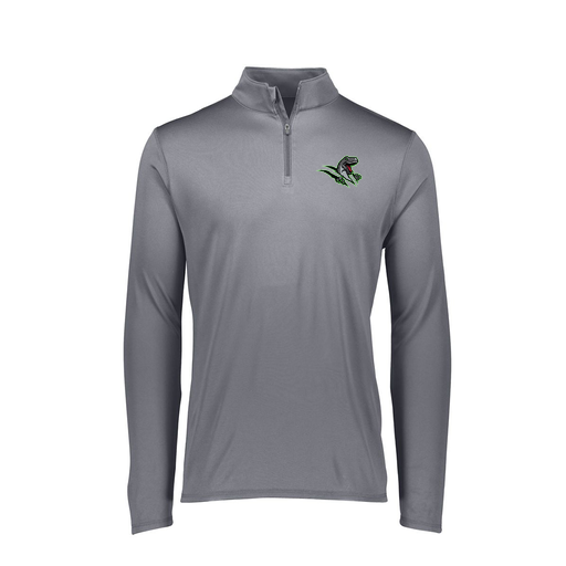 [FTLQFLGY-FAXS-LOGO1] Ladies Flex-Lite 1/4 Zip Shirt (Female Adult XS, Gray, Logo 1)