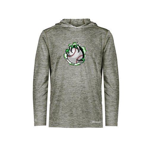 [FOLHCGGY-AS-LOGO3] Decker Men's Charge Hoodie (Adult S, Gray, Logo 3)