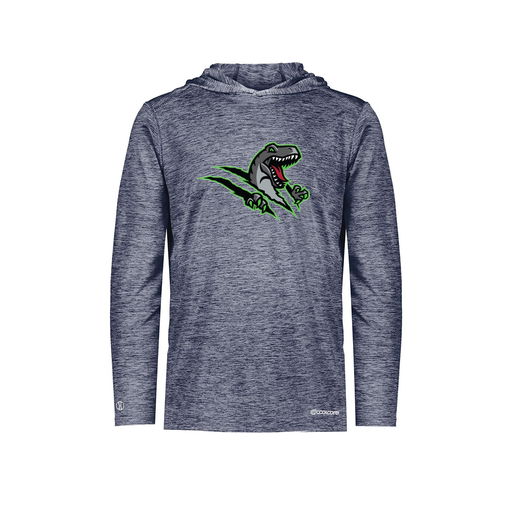 [FOLHCGNV-YS-LOGO1] Decker Youth Charge Hoodie (Youth S, Navy, Logo 1)