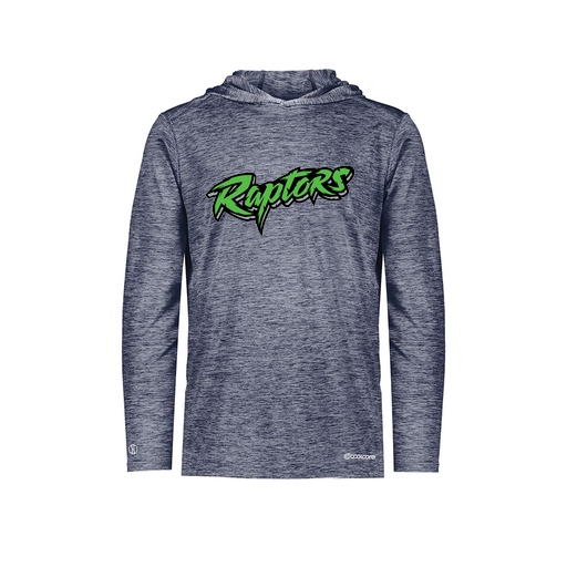 [FOLHCGNV-YS-LOGO2] Decker Youth Charge Hoodie (Youth S, Navy, Logo 2)