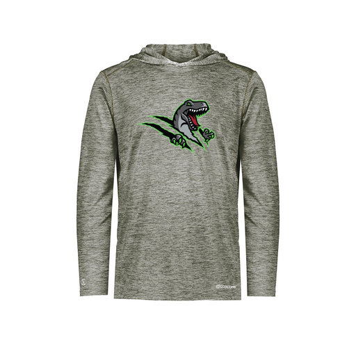 [FOLHCGGY-YS-LOGO1] Youth Charge Hoodie (Youth S, Gray, Logo 1)