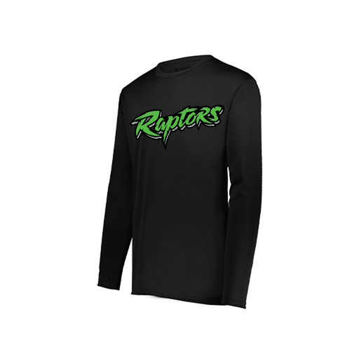 [222822.080.XS-LOGO2] Men's LS Smooth Sport Shirt (Adult XS, Black, Logo 2)