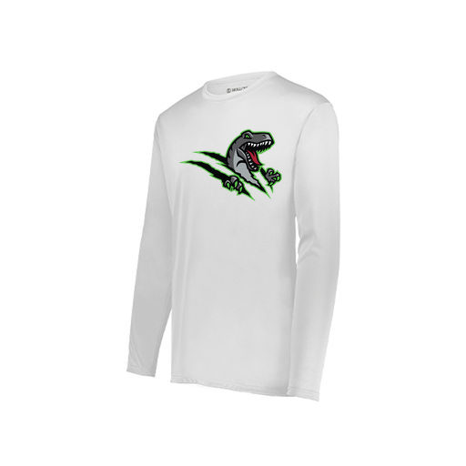 [222822.005.XS-LOGO1] Men's LS Smooth Sport Shirt (Adult XS, White, Logo 1)