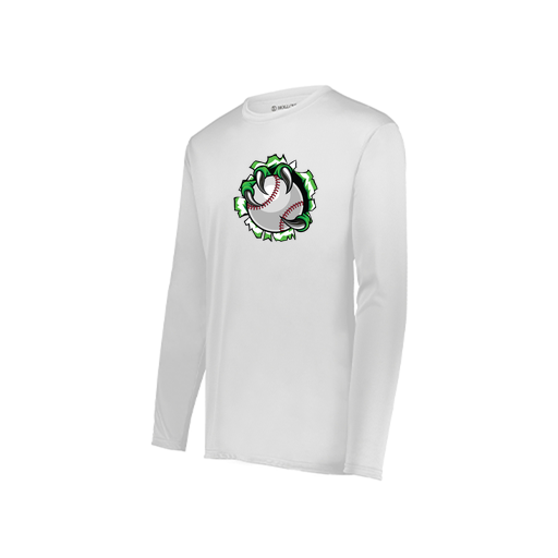 [222822.005.XS-LOGO3] Men's LS Smooth Sport Shirt (Adult XS, White, Logo 3)