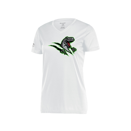 [222820.005.S-LOGO1] Ladies Movement Dri Fit Shirt (Female Adult S, White, Logo 1)